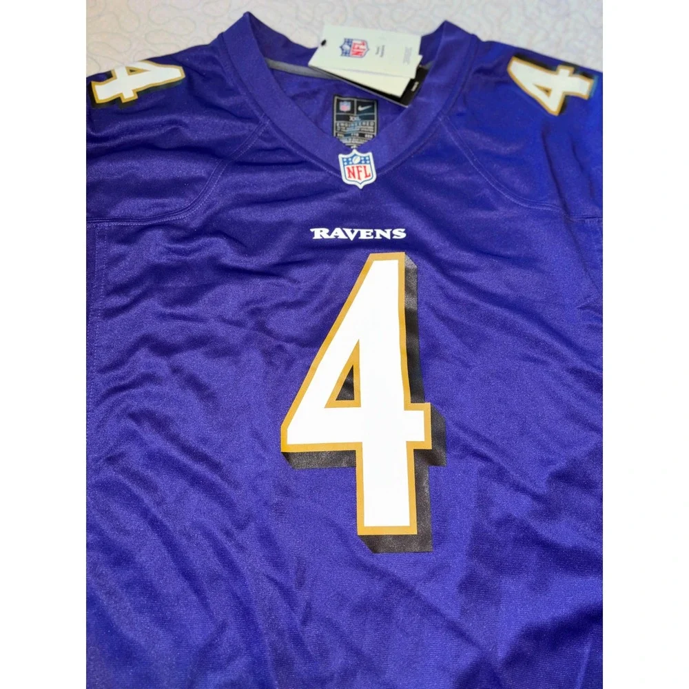 Nike Baltimore Ravens Mens NFL Jersey Size XXL Number 4 Flowers